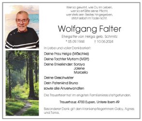 Falter Wolfgang Anzeige