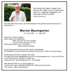 Baumgarten Werner