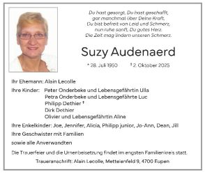 Audenaerd Suzy