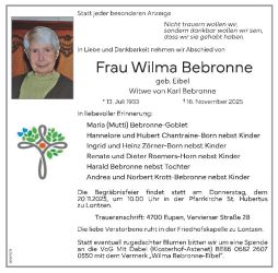 Bebronne-Eibel Wilma