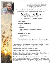 Rox Guillaume Anzeige