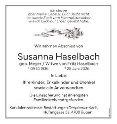 Haselbach-Meyer Susanna