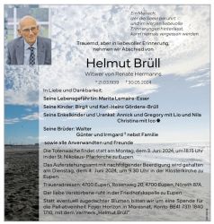 Bruell Helmut Anzeige